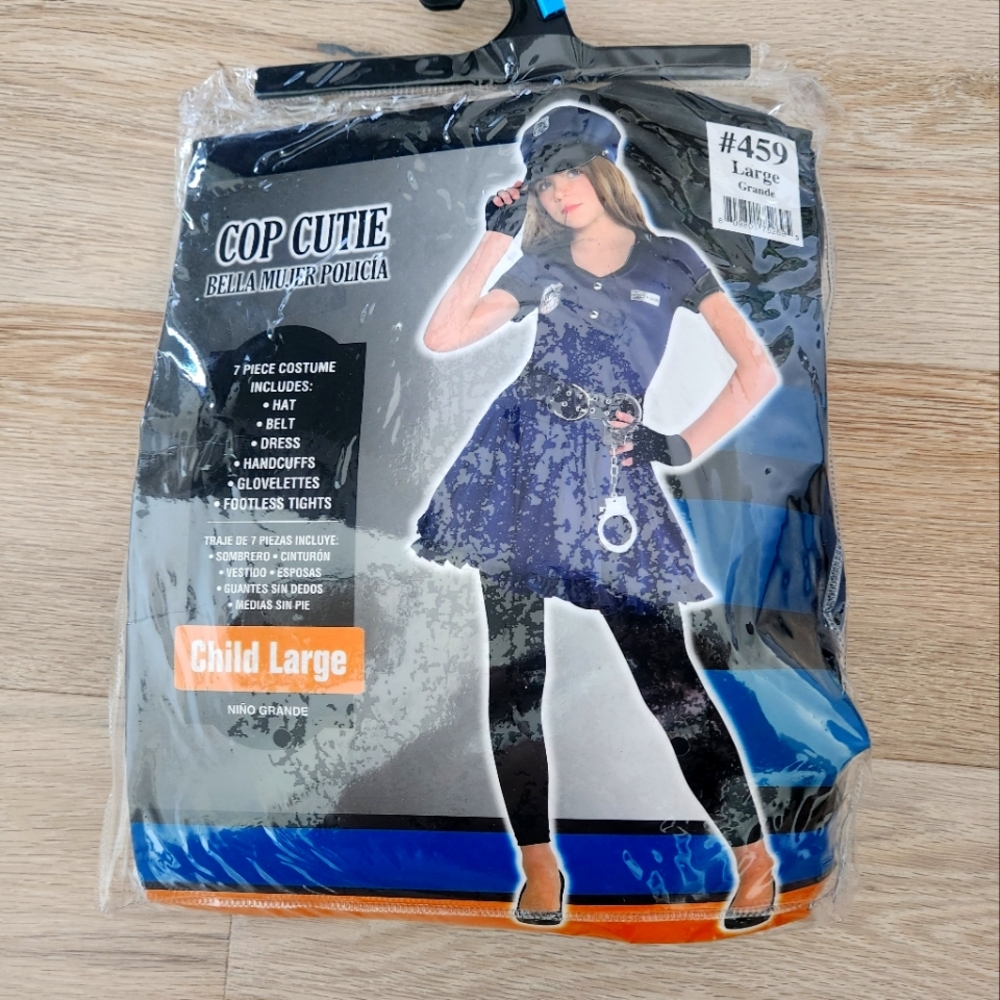 Child Large Cop Halloween Costume